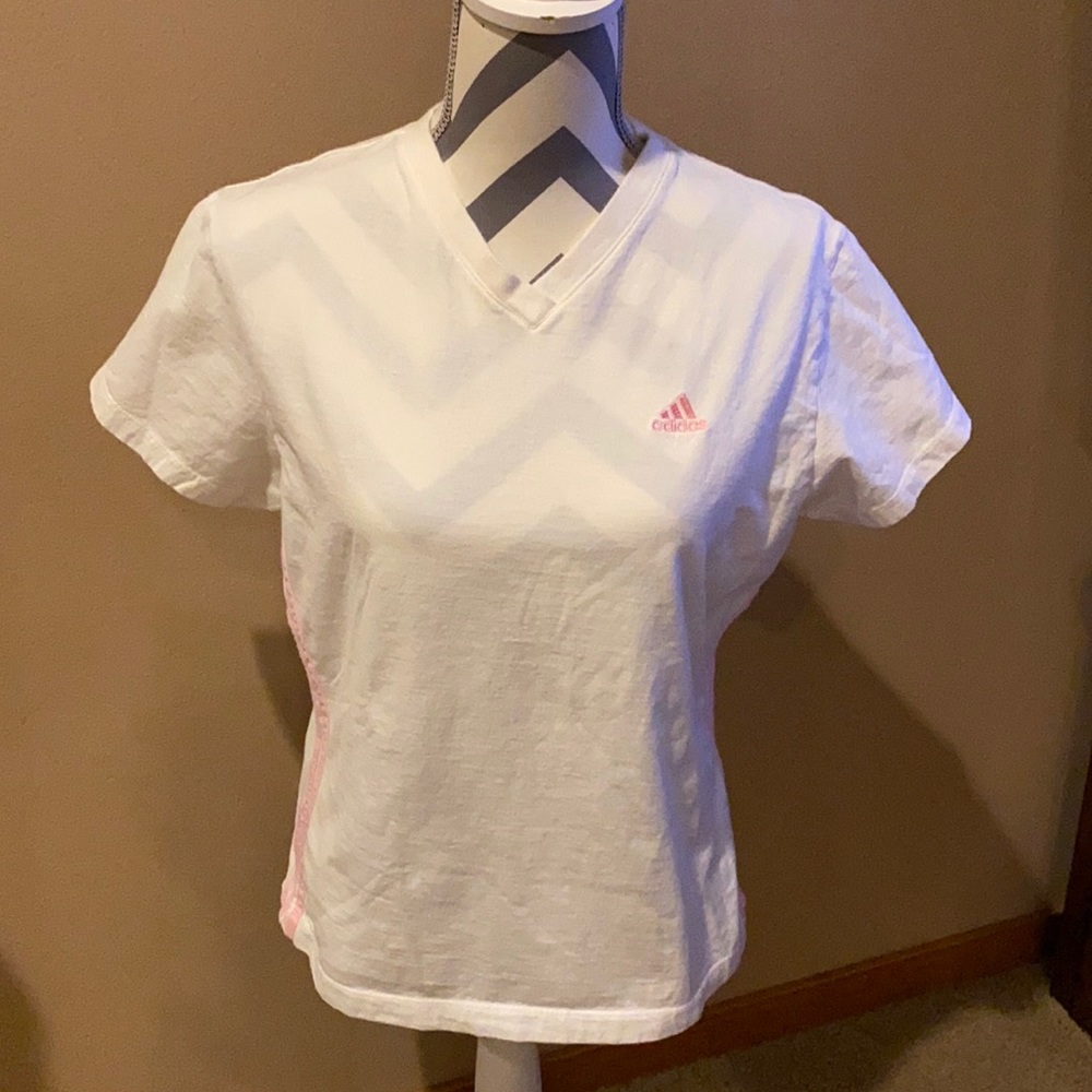 Women’s large semi-fitted adidas T-shirt